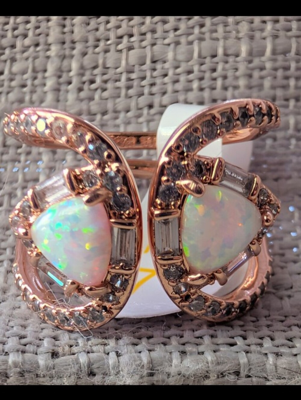 Bomb Party Size 7 Ring "Loving Where It Landed"